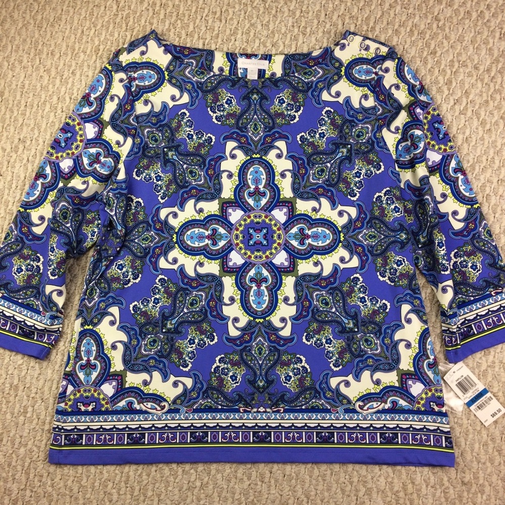 NWT Charter Club long sleeve top